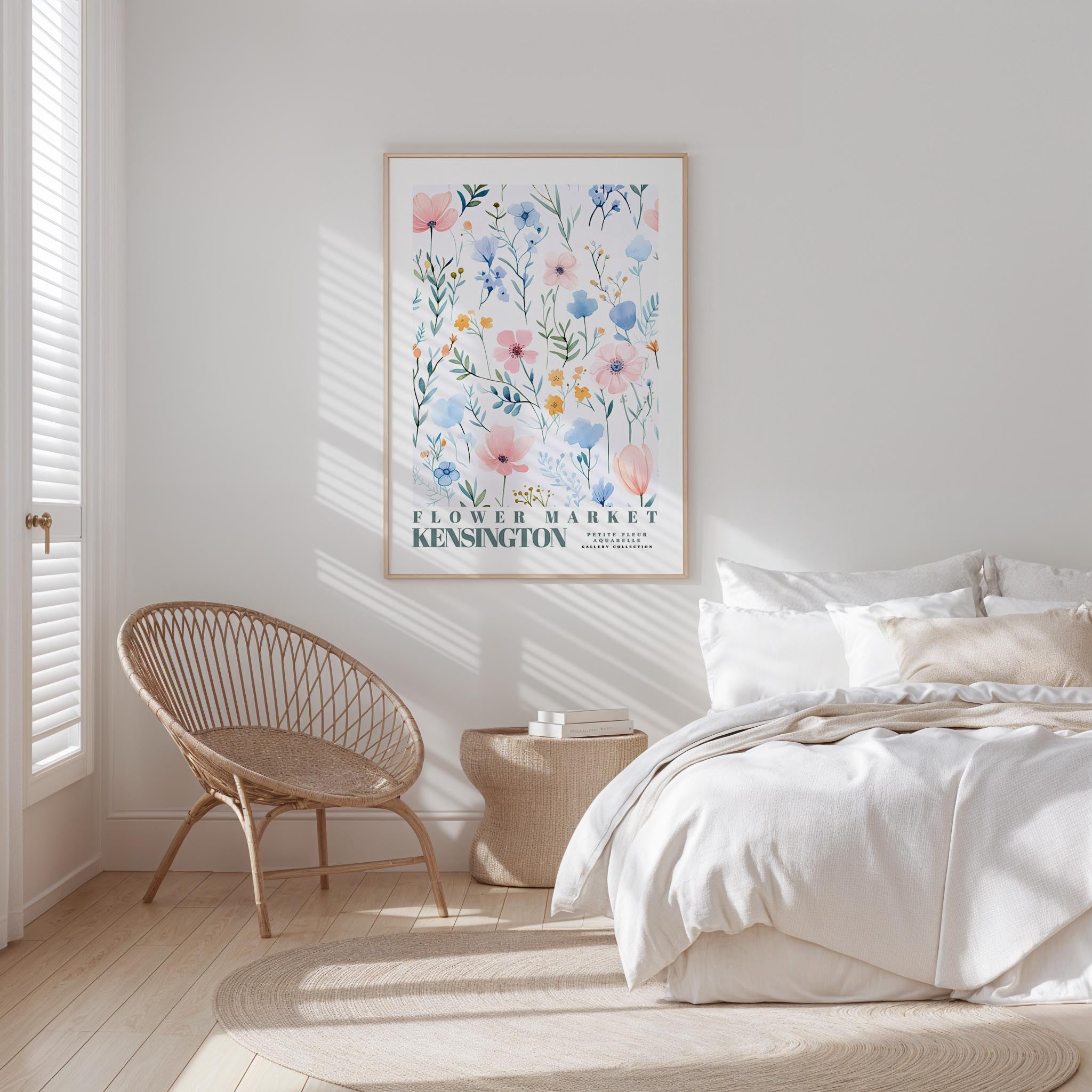 Kensington Flower Market Poster - Posters - Flower Poster