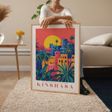 Kinshasa Travel Poster - Poster - Enchanted Sights