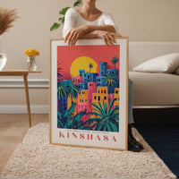 Kinshasa Travel Poster - Poster - Enchanted Sights