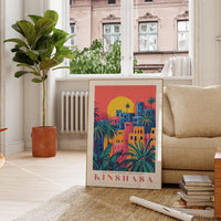 Kinshasa Travel Poster - Poster - Enchanted Sights