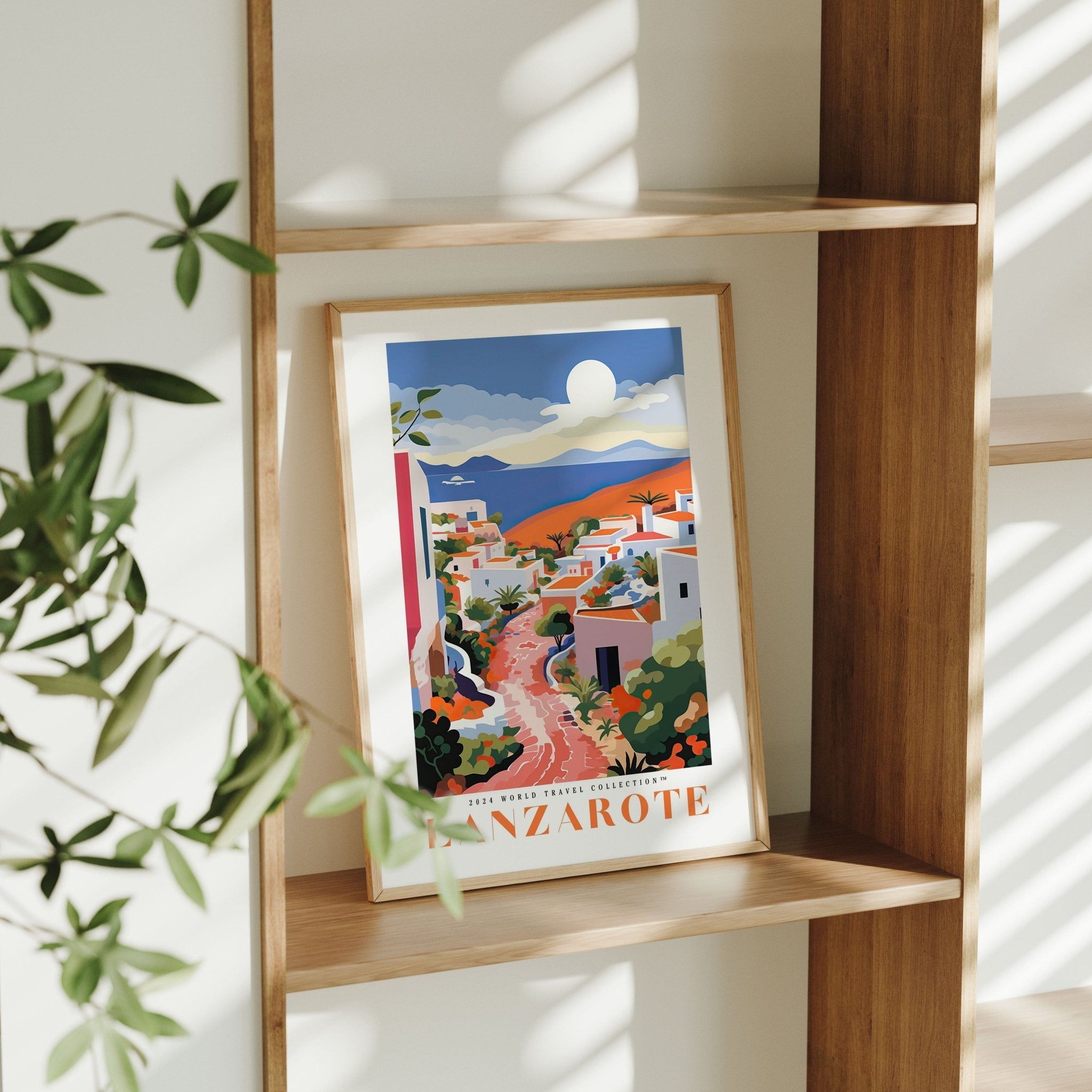 Lanzarote Travel Poster - Posters - Enchanted Sights