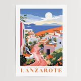 Lanzarote Travel Poster - Posters - Enchanted Sights