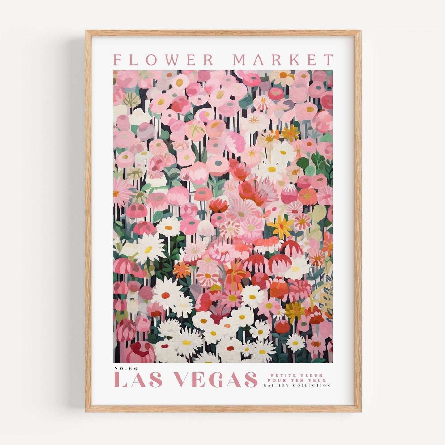 Las Vegas Flower Market Poster - Posters - Enchanted Sights