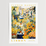 Lisbon Flower Market Poster - Enchanted SightsPostersEnchanted Sights