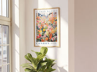 London Flower Market Poster - Posters - Enchanted Sights