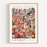 London Flower Market Poster - Posters - Enchanted Sights