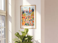 London Flower Market Poster - Posters - Enchanted Sights