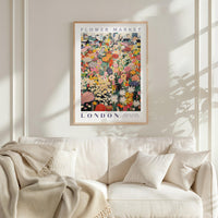London Flower Market Poster - Posters - Flower Poster