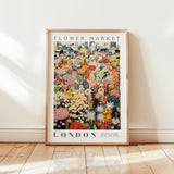 London Flower Market Poster - Posters - Flower Poster