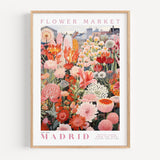 Madrid Flower Market Poster - Posters - Enchanted Sights