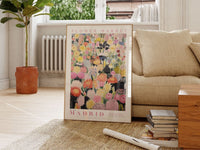 Madrid Flower Market Poster - Posters - Enchanted Sights