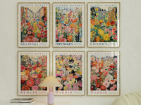 Madrid Flower Market Poster - Posters - Enchanted Sights