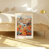 Madrid Flower Market Poster - Posters - Enchanted Sights