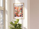 Madrid Flower Market Poster - Posters - Enchanted Sights