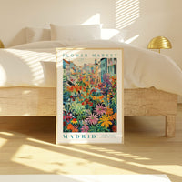 Madrid Flower Market Poster - Posters - Enchanted Sights