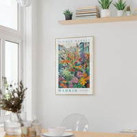 Madrid Flower Market Poster - Posters - Enchanted Sights