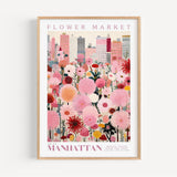 Manhattan Flower Market Poster - Posters - Enchanted Sights