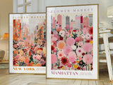 Manhattan Flower Market Poster - Posters - Enchanted Sights