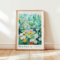 Manila Flower Market Poster - Posters - Flower Poster