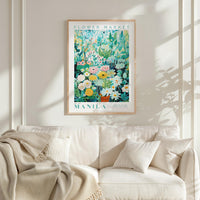 Manila Flower Market Poster - Posters - Flower Poster