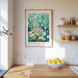 Manila Flower Market Poster - Posters - Flower Poster