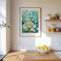 Manila Flower Market Poster - Posters - Flower Poster