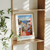 Marbella Travel Poster - Posters - Enchanted Sights