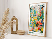 Medellin Flower Market Poster - Posters - Enchanted Sights