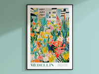 Medellin Flower Market Poster - Posters - Enchanted Sights