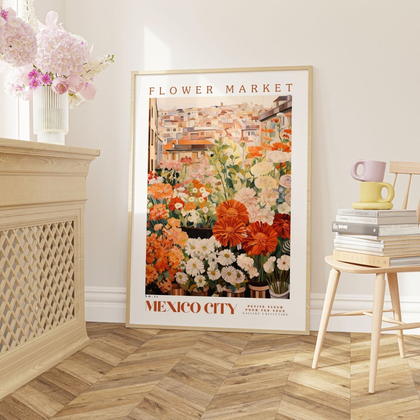 Mexico City Flower Market Poster - Enchanted SightsPostersEnchanted Sights