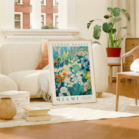 Miami Flower Market Poster - Posters - Enchanted Sights