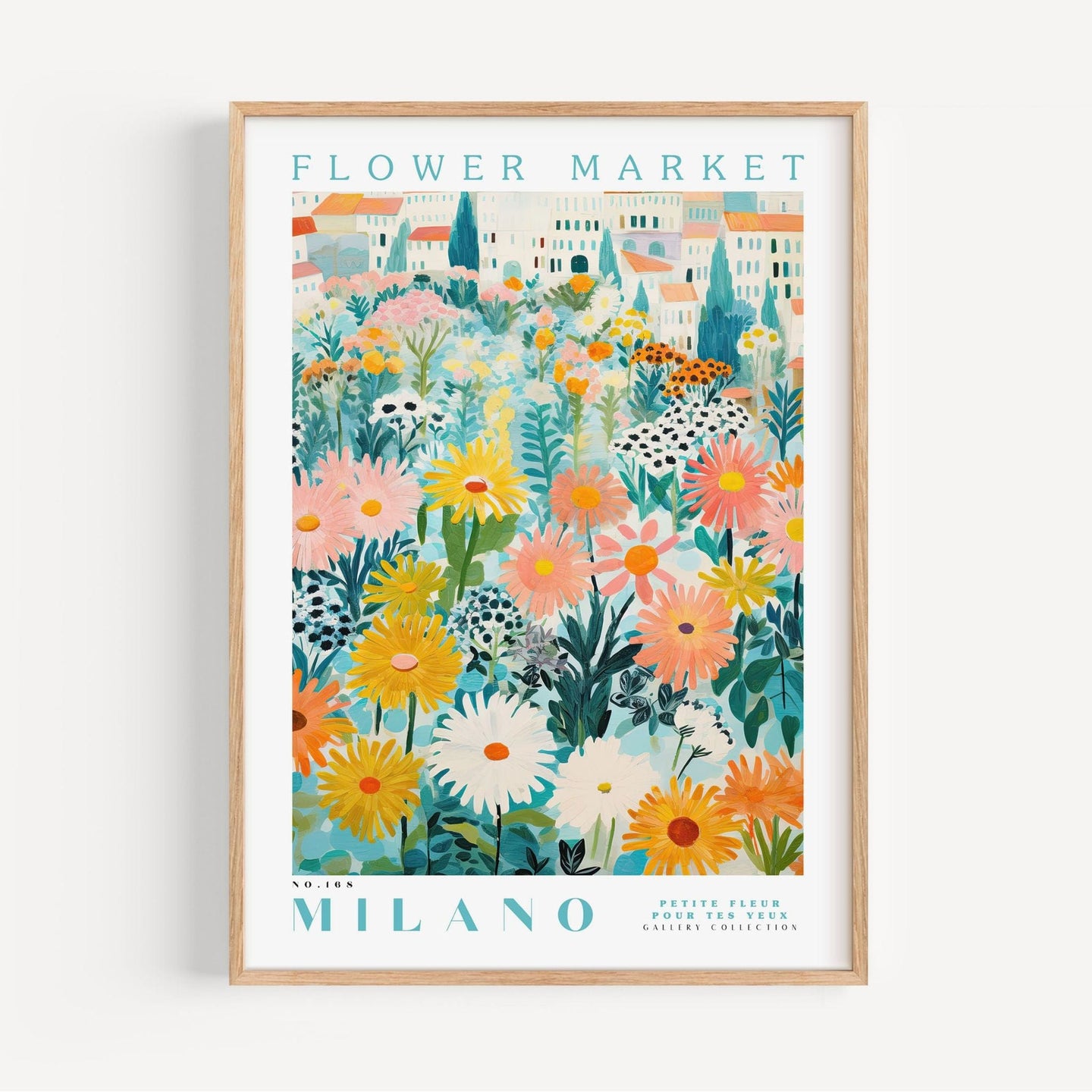 Milano Flower Market Poster - Enchanted SightsPostersEnchanted Sights