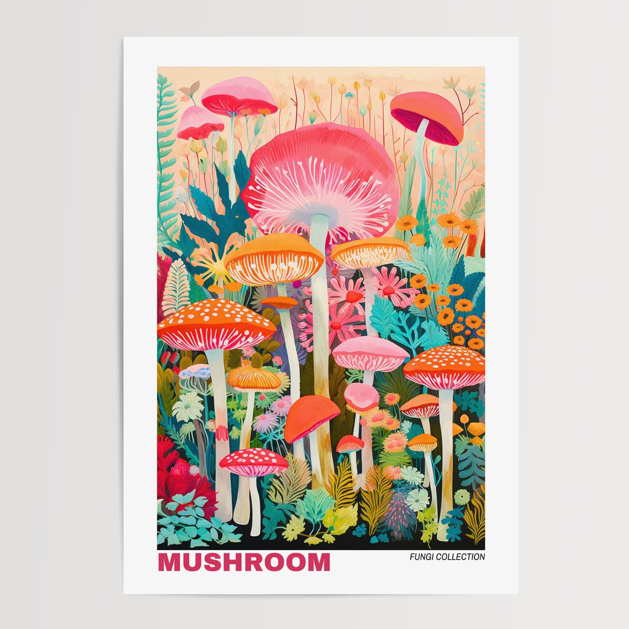 Mushroom Poster - Posters - Enchanted Sights