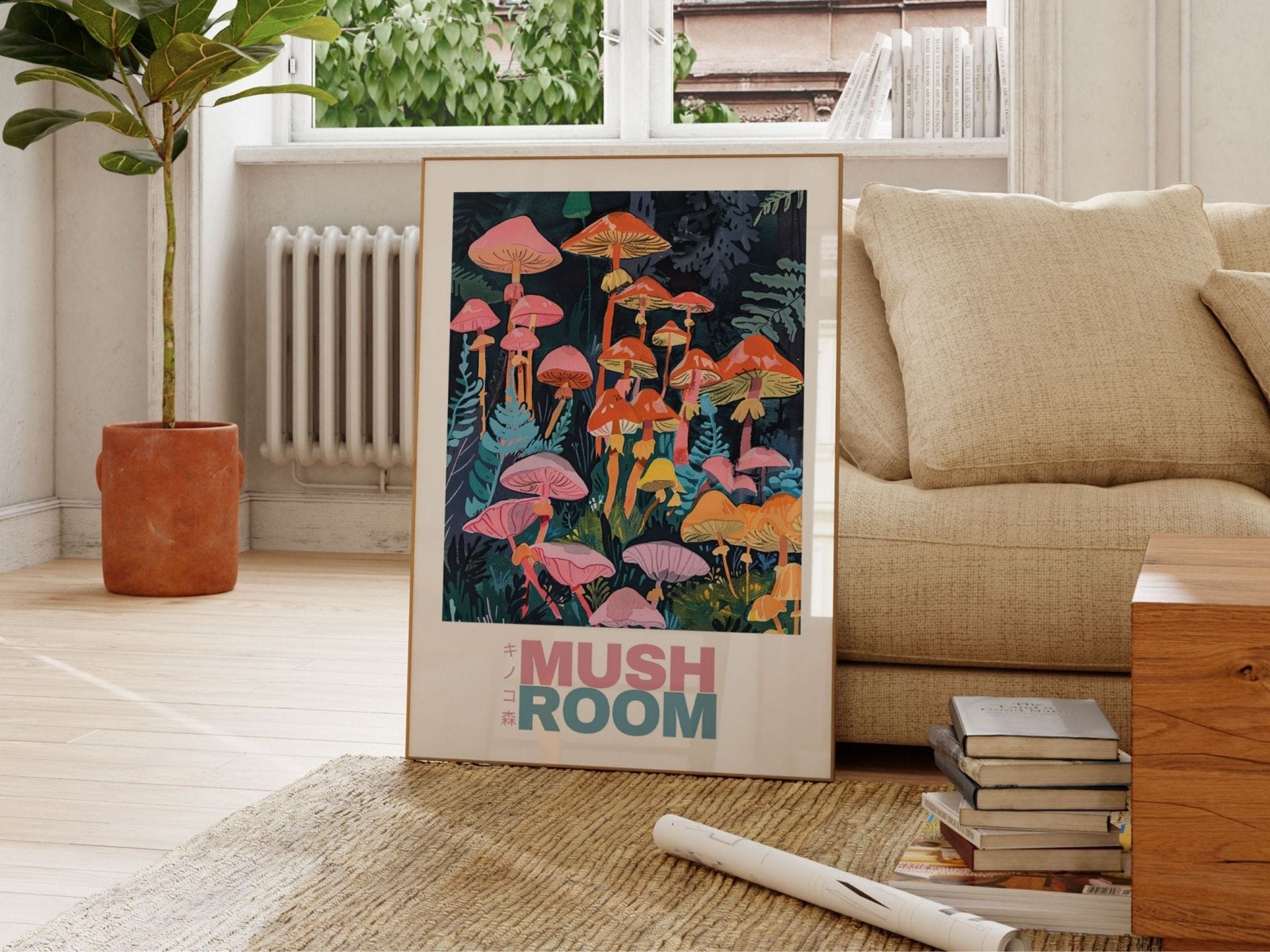 Mushroom Poster - Posters - Enchanted Sights