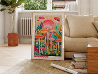 Mushroom Poster - Posters - Enchanted Sights