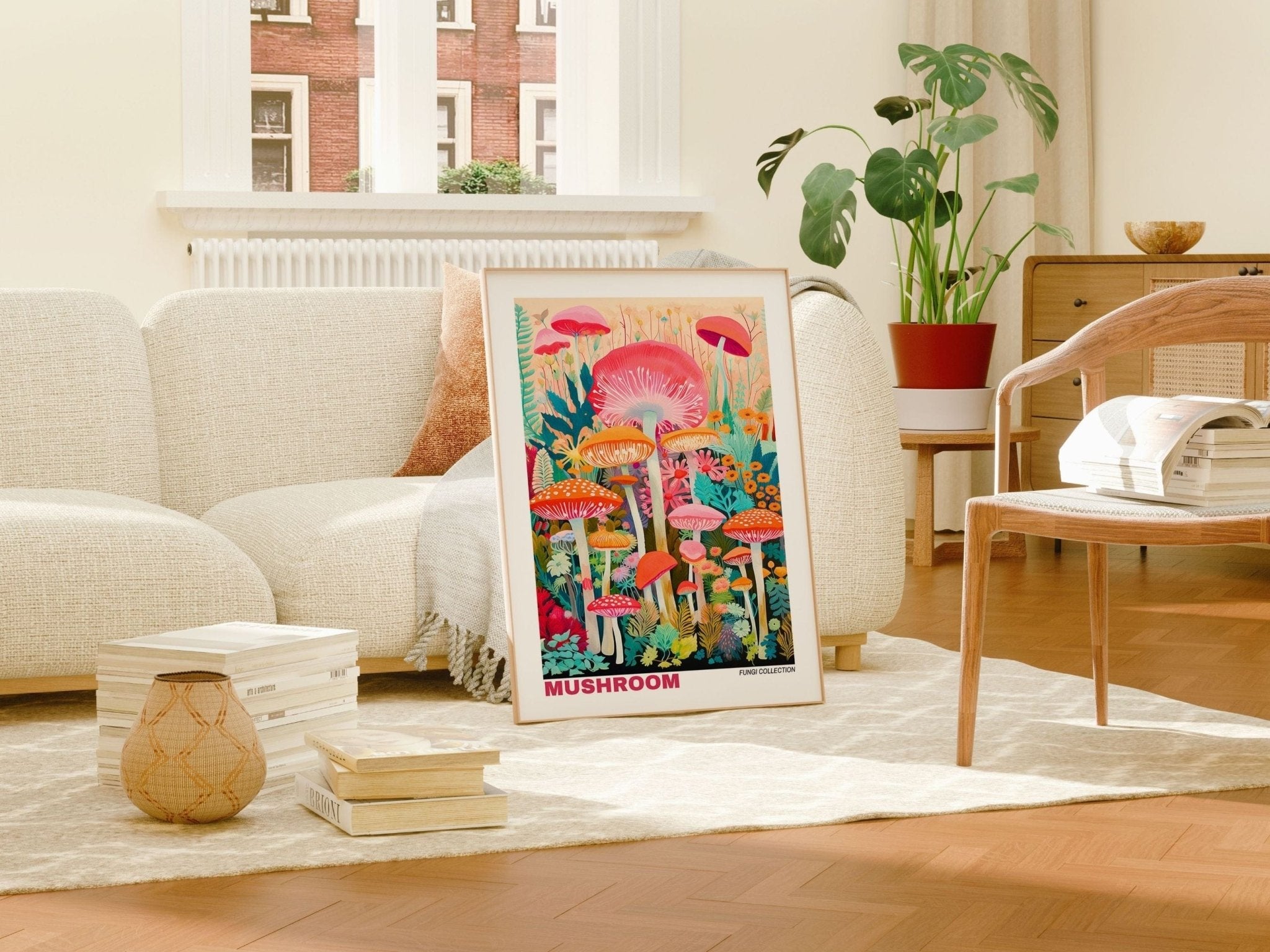 Mushroom Poster - Posters - Enchanted Sights