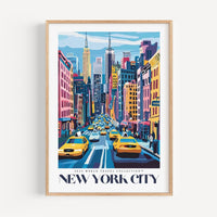 New York City Travel Poster - Poster - Enchanted Sights