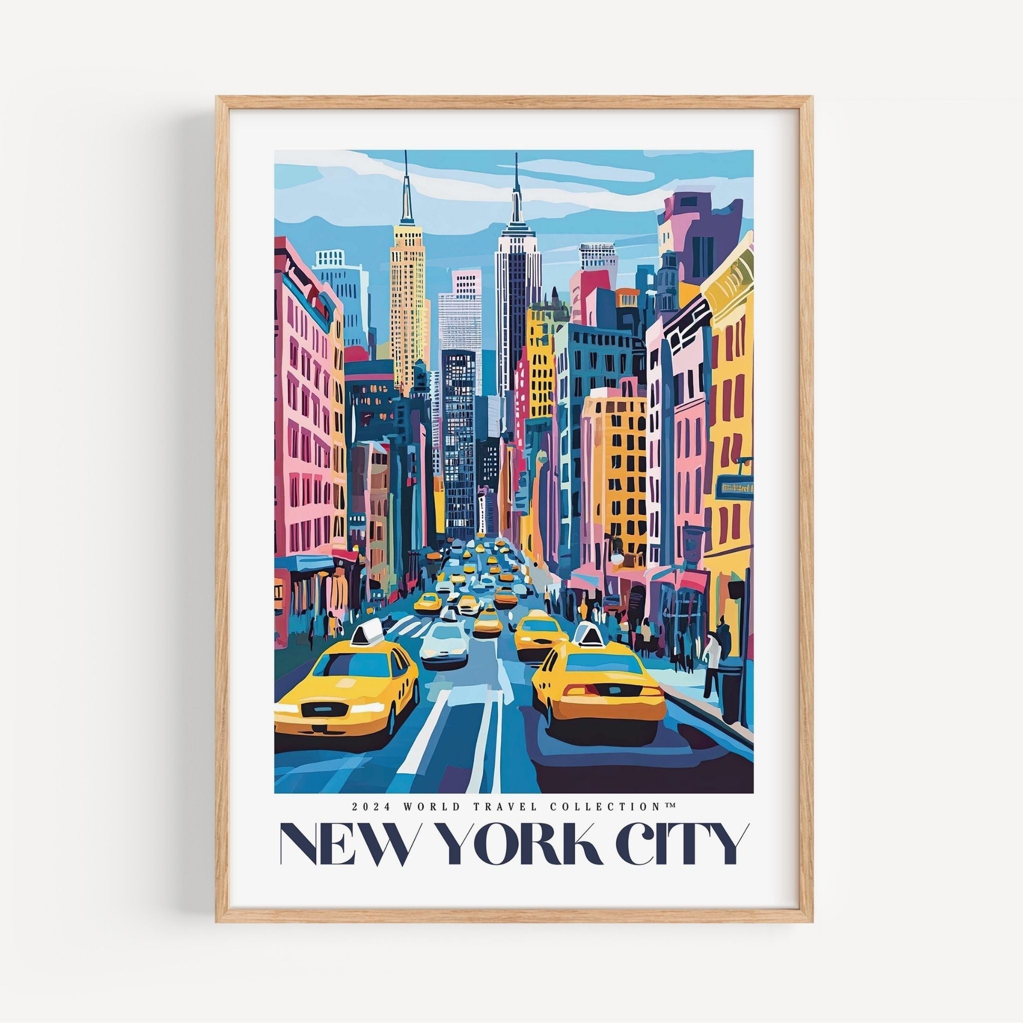 New York City Travel Poster - Poster - Enchanted Sights