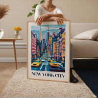 New York City Travel Poster - Poster - Enchanted Sights