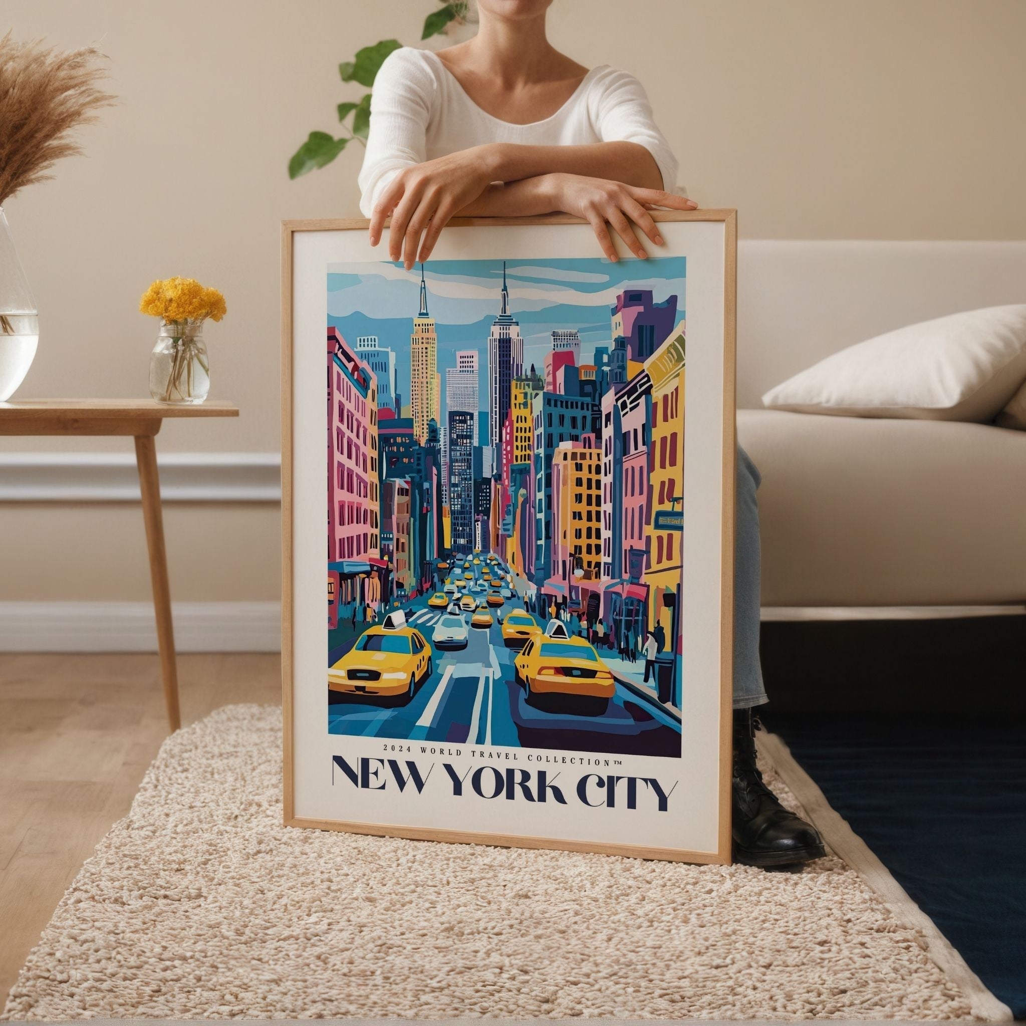 New York City Travel Poster - Poster - Enchanted Sights