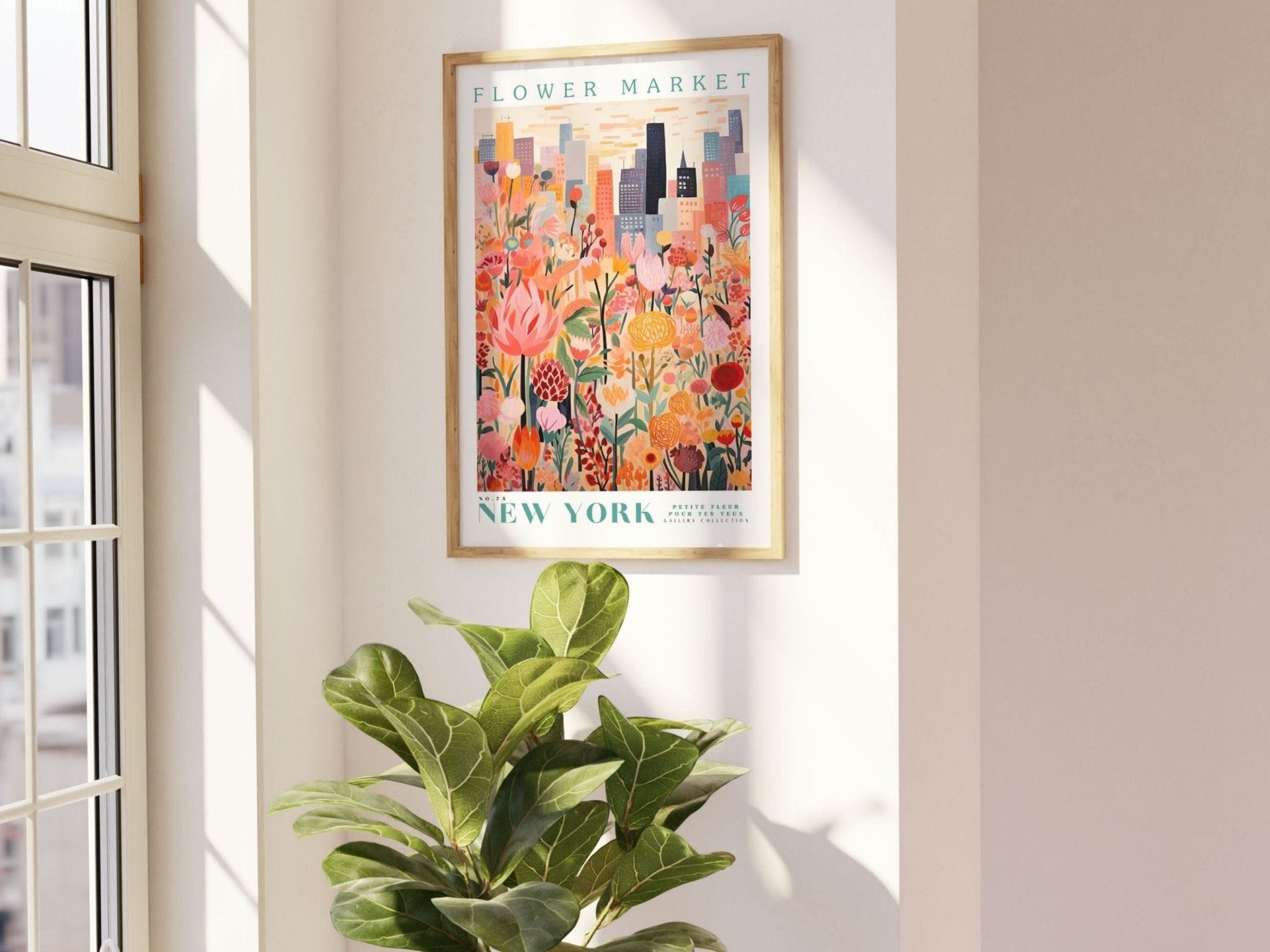 New York Flower Market Poster - Enchanted SightsPostersEnchanted Sights