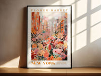 New York Flower Market Poster - Posters - Enchanted Sights