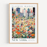 New York Flower Market Poster - Posters - Enchanted Sights