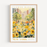 New York Flower Market Poster - Posters - Enchanted Sights