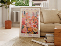 New York Flower Market Poster - Posters - Enchanted Sights