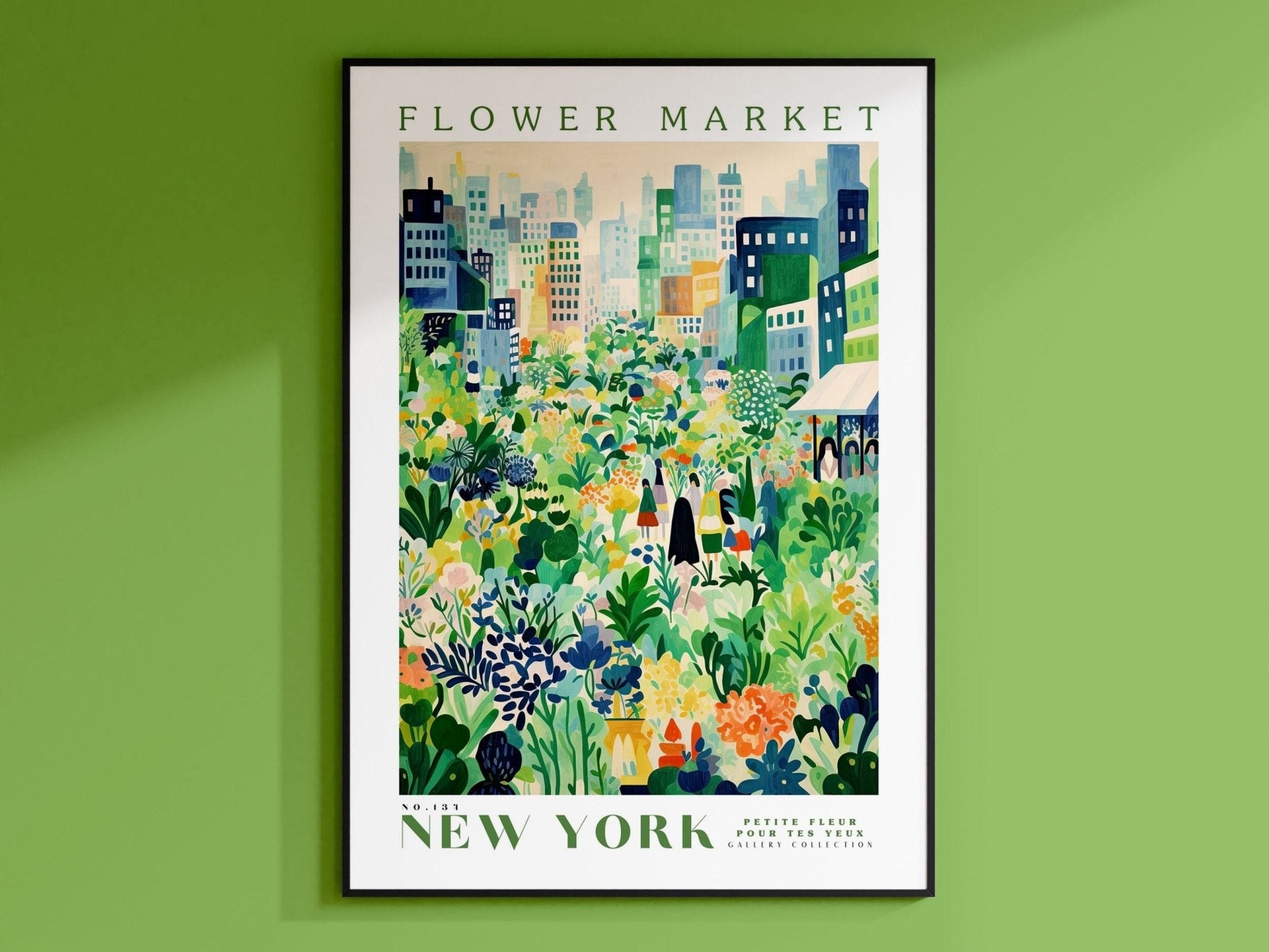 New York Flower Market Poster - Posters - Enchanted Sights