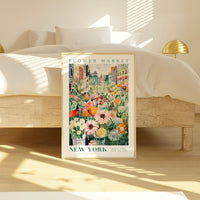 New York Flower Market Poster - Enchanted SightsPostersEnchanted Sights