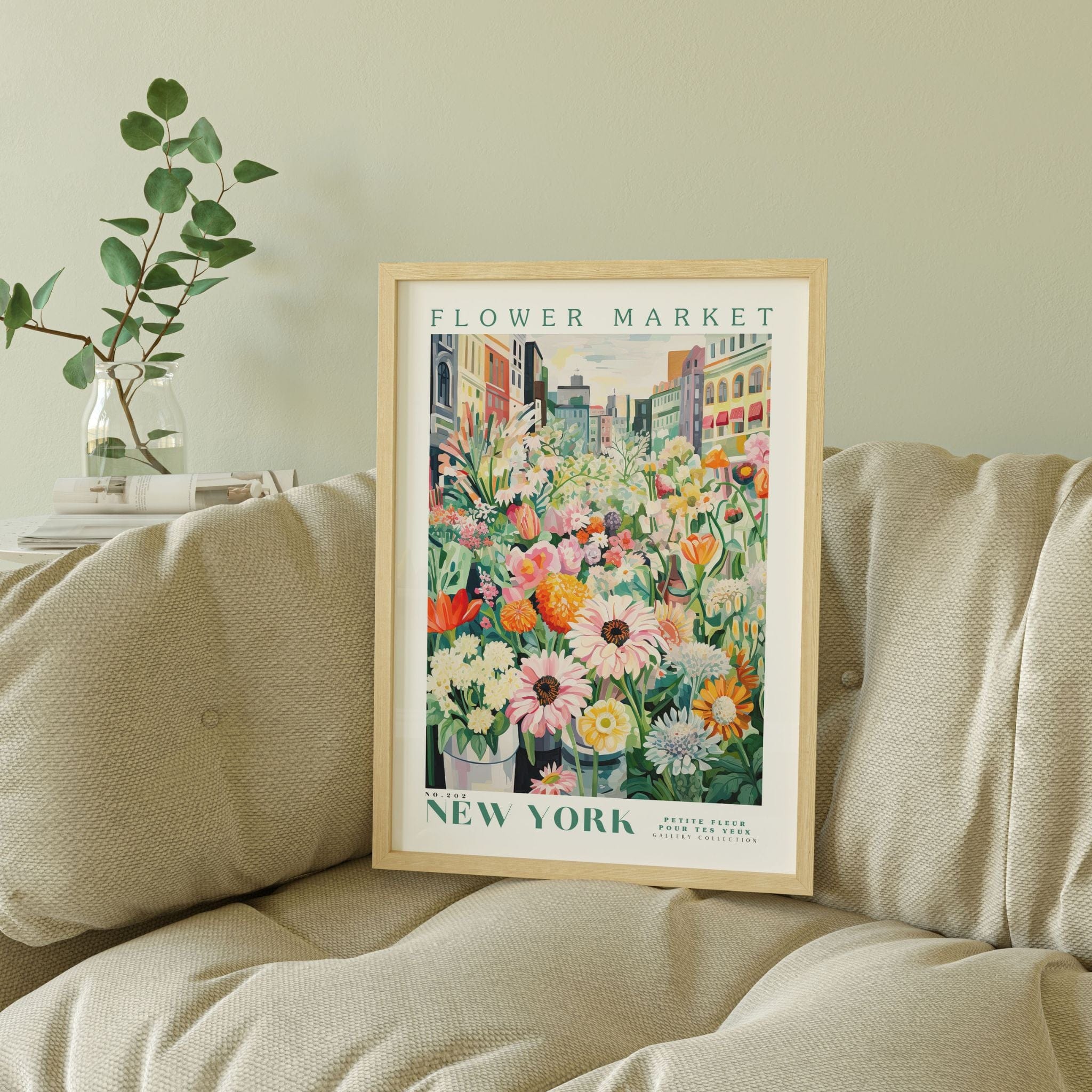 New York Flower Market Poster - Enchanted SightsPostersEnchanted Sights