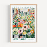 New York Flower Market Poster - Enchanted SightsPostersEnchanted Sights