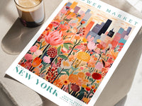 New York Flower Market Poster - Enchanted SightsPostersEnchanted Sights